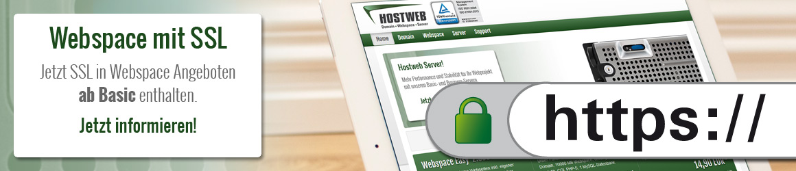 Hostweb SSL Slidermotiv Hostweb SSL Slidermotiv